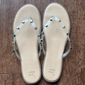 Size 10 only worn once sandals